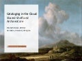 VRA 2012, Cataloging Case Studies, Cataloging in the Cloud
