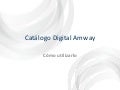 Cómo utilizar el Catálogo Digital Amway