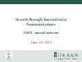 Growth through Innovation in Member Communications (Credit Union Conference Presentation)