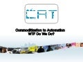 Commoditization to Automation: WTF Do We Do?
