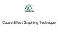 Cause effect graphing technique
