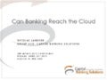 Designing Banking Apps in the Era of Mobile, Agile BPM and Cloud