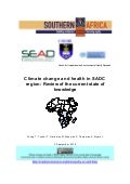 Climate change and health in the SADC Region