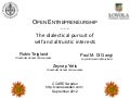 Teigland - Open Entrepreneurship at CCARE