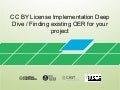 CC BY license implementation deep dive (OPEN Kick-off)