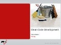 Clean Code Development
