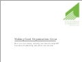 Capacity Building for Nonprofit Organizations
