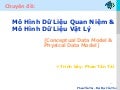 Phân tích và thiết kế HTTT