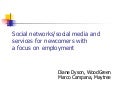 Social media/networks/services for newcomers – focus on employment - May 3, 2012