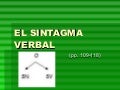 El SINTAGMA VERBAL