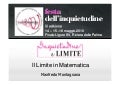 Limite in Matematica - Festa Inquietudine 2010