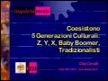 Generazioni Culturali Z, Y, X, Baby Boomer, Tradizionalisti 