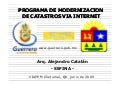 Programa de Modernización de Catastros vía Internet