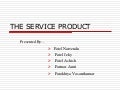 The Service Product