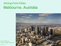 Melbourne, AUS presentation