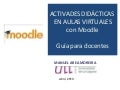 Guia docente de Actividades Moodle