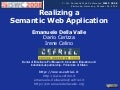 Developing A Semantic Web Application -  ISWC 2008 tutorial