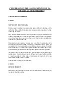Celebracion del Sacramento de la Uncion de Enfermos
