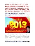 Celebrate this CNY 2013 with Build Relationships and Connect with your New Customers