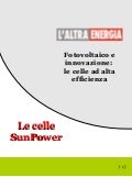 Nuove Celle Fotovoltaiche SunPower