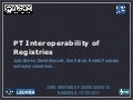 44rd CEN WS/LT meeting PT interoperability of registries