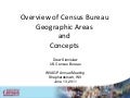 Census Concepts and Programs (epan 2011)