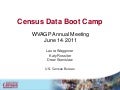Census Data Boot Camp (epan 2011)