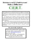 CERT Team Hoboken Overview