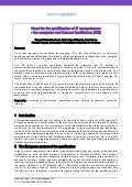 Need for the qualification of IT competences - the computer and internet Certificates (C2i)