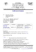 Certifcate Of Analysis Project Sales Corporation India English 2010 Gv