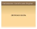 Instalación Certificado Digital