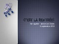 C’est la rentrée 2012