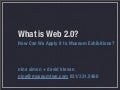 Creating Exhibitions with Web 2.0