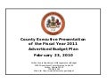 FY 2011 Proposed Budget