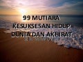 99 MUTIARA KESUKSESAN HIDUP