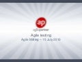  Agile Mëtteg series - Session 5