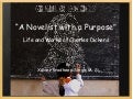 A Novelist with a Purpose
