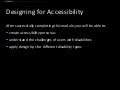 Design for Accessibility
