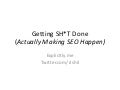Big Brand SEO - Get Stuff Done