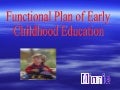 EARLY CHILDHOOD EDUCATION PLANNING