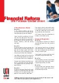 UNI Finance Global Union:Financial Reform