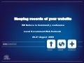 Keeping Web Records