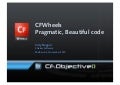 CFWheels - Pragmatic, Beautiful Code