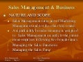 An Introduction to Sales Management