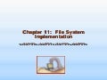 Chapter 11 - File System Implementation