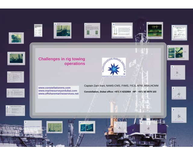 Challenges in rig moving by captain...