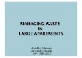 Challenges in waste mgmt in apts