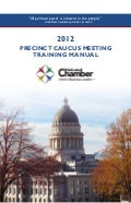 Precinct Caucus Training