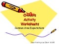 CHAMPS Classroom Activity