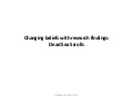 Changing beliefs with research findings